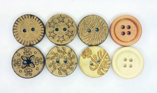 Knopf Plugs 16mm Paar 1,6cm Tunnels Plug Kokos